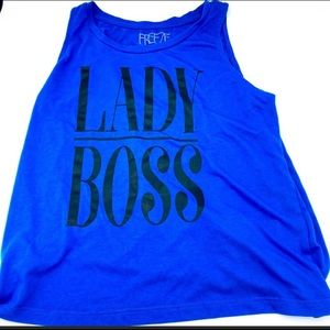 Lady boss tank